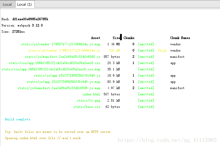 vue项目打包步骤