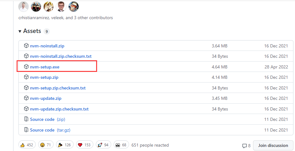 window10安装和配置nvm